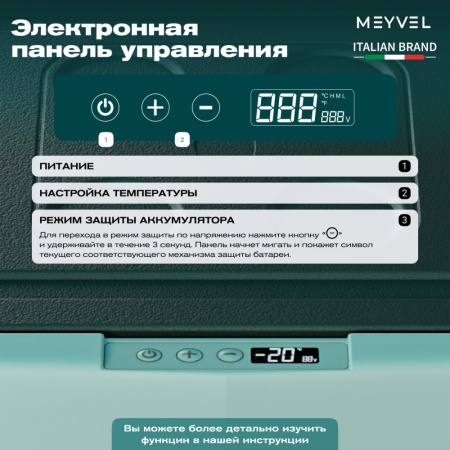 Компрессорный автохолодильник Meyvel AF-N30 (12/24V)